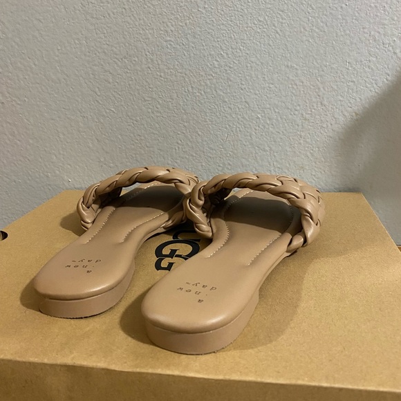 A NEW DAY TAN KNITTED SANDALS - Picture 2 of 4